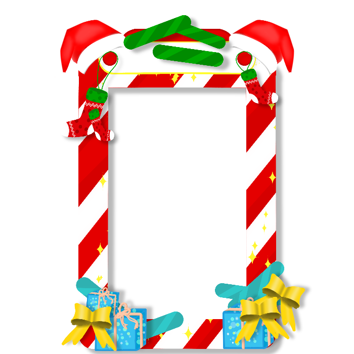 Christmas PNG Free Download photo frame Gifts and Socks