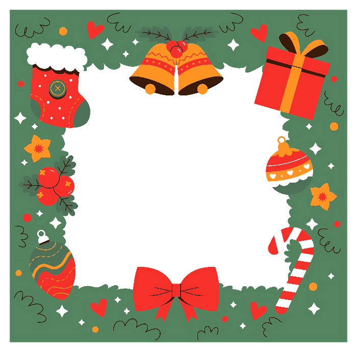 Christmas PNG Free Download transparent Bells, gift boxes and bows